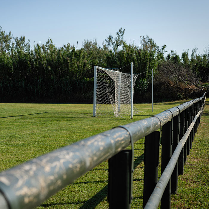 porta da calcio al Albarella