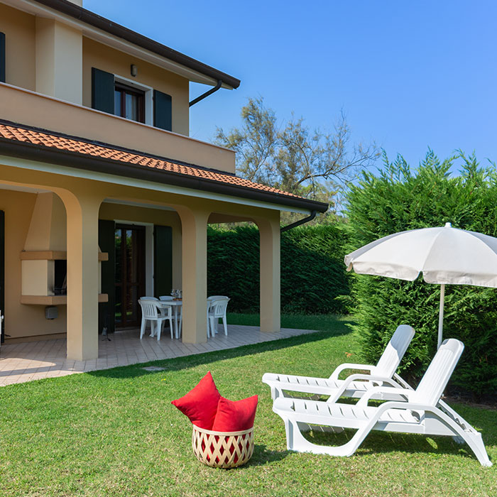 Villas with a garden