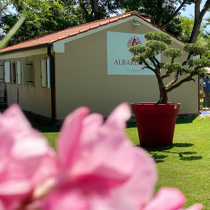 ristorante Albarellino nel giardino di Albarella