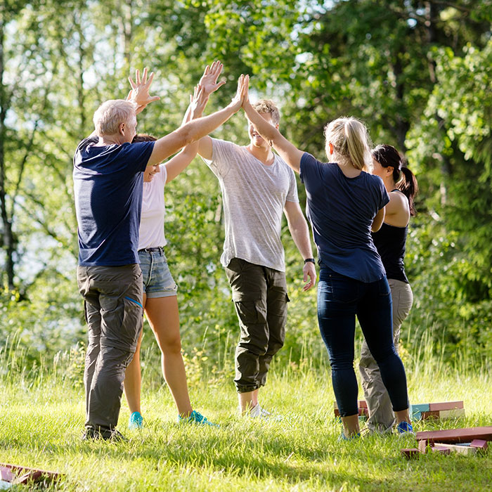 sessione di team building ad Albarella